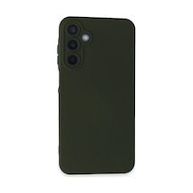 Samsung Galaxy A05s Kılıf Nano İçi Kadife Silikon - Koyu Yeşil Çok Renkli
