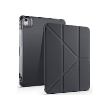 Apple Uyumlu iPad, Air 11 2025 M3 Kılıf Tri Folding Kalem Bölmeli Standlı Kılıf Kapaklı Kılıf