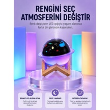 Usb İle Çalışan Projektörlü Aromaterapi Nemlendirici Masaüstü Kullanım İçin Uygun - Lisinya
