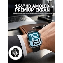 Rs12 Pro+ 2025 Serisi Özel Üretim Full Ekranlı Akıllı Saat Nabız Ve Uyku Takibi Bluetooth Arama  Güçlü Batarya