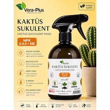 Mf Botanik Vera Plus Kaktüs Sukulent Besini Yaprak Gübresi 500 ML