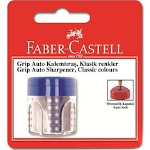 Faber-castell Grip Auto Kalemtraş Tekli Klasik Renkler - 3 Renk 5600183498 Çok Renkli