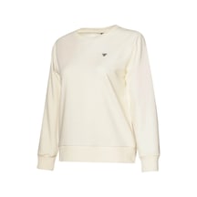 Hummel Iconas Ekru Kadın Sweatshirt 922346-9003 Beyaz