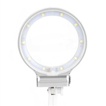 Led Işık Büyüteç Standı Masa Cam Kelepçe İstasyonu Lehimleme 10 Adet Beyaz Işık İle