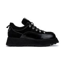 Tamer Tanca Erkek Hakiki Deri Siyah Süet Sneakers & Spor Ayakkabı 1068 1101 Erk Ayk Sk24-25 Syh Suet/dr Siyah