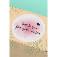Thank You Yazılı Kargo Paketleme Sticker Etiket 3x3cm St2103 Çok Renkli