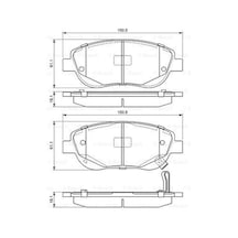 BOSCH 986494682 Ön Balata Toyota Uyumlu Avensis 1.6 2.0 2.2 D4D (2.09- Verso 2.2 D4D-2.2D (2.09-
