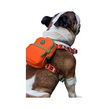 Design, Gimme Five, Turuncu Çantalı Göğüs Tasması,köpek Sırt Çantası Göğüs Tasması İşlevli, G Standart
