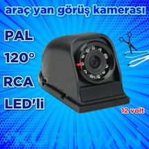 Yan Araç Kamerası Panelvan Servis V.b Araçlara Uyumlu 12 Volt