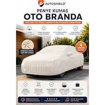 Renault Modus Uyumlu Pamuklu Bez Oto Branda Araç Örtüsü Toz Koruyucu Boya Dostu