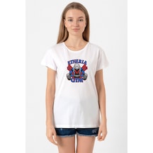 He Man Etheria Gym 1985 Beyaz Kadın Bisikletyaka Tshirt 001