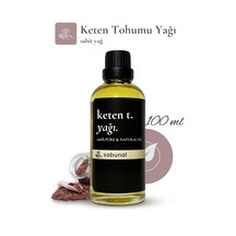 Sabunal Keten Tohumu Yağı 100 ML Cilt Nemlendirici Ve Sebum Dengeleyici