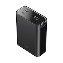 Pw501 20.000 Mah Dijital Göstergeli 2 Adet 45w Type-c Ve 22.5w Usb Çıkışlı Şarj Pd Hızlı Şarj Powerbank - Siyah Diğer