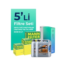 Mann Mercedes Sprinter 416 Dizel Filtre Bakım Seti Liqui Moly Motor Yağlı (2011-2022) 5 Li -