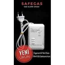 Safegas Sg-03 Gaz Alarm Cihazi Gazmer Ve Ce Onaylıdır