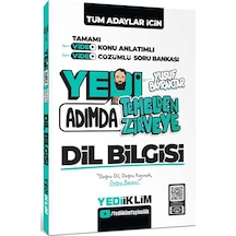 Yediiklim Tüm Adaylar İçin Yedi Adımda Temelden Zirveye Dil Bilgisi Video Konu Anlatımlı Video Çözümlü Soru Bankası
