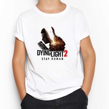 Dying Light Stay Human Beyaz Çocuk Tişört