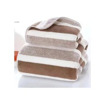 Yumuşak Ve Emici Banyo Havlusu Seti - Günlük Kullanım İçin Rahat Havlular Coffee 35x75cm Coffee