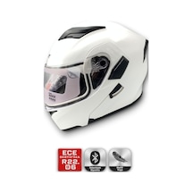Rs2 Kask Çene Açılır Güneş Vizörlü G-white M Kask370whtm Beyaz