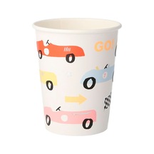 Meri Meri - Race Car Party Cups - Yarış Arabası Bardak - 8'li