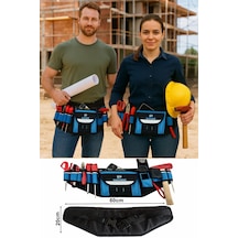 Hırdavat Çantası Bel Takım Çantası Usta Çantası Büyük Kemer Ayarlanabilir 60cmx20cm