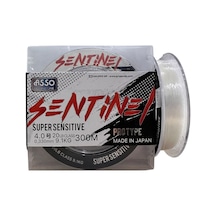 Asso Sentinel 300m 0.33mm Sensitive Fluorocarbon Kaplama Misina