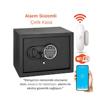 Kd060-60-130 Elektronik Şifreli Çelik Kasa Alarm Sistemli Çelik Kasa Akıllı Çelik Para Evrak Kasası