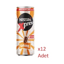 Nescafe Xpress Caramel Kahve Aromalı Sütlü İçecek 12 x 250 ML