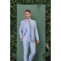 Efor Tk 871 Slim Fit Mavi Klasik Takım Elbise Mavi Efor Tk 871 Slim Fit Mavi Klasik Takım Elbise Mavi