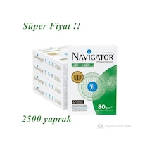 Navigator A4 Fotokopi Kağıdı 80Gr 2500Yaprak X 3Koli