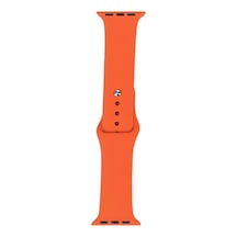 Watch 42mm Band Serisi Klasik Kordon Silikon Strap Kayış-fesh Orange