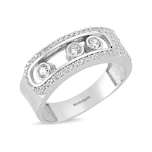 Özel Tasarım Beyaz Altın Yüzük 14K Gold Tria 416290803