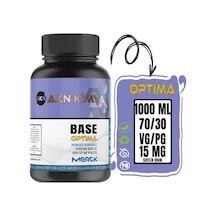 Optima Base 1000 Ml Vg Pg 70-30 15 Mg/ml Bitkisel Gliserin Base E422
