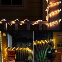 10m 100 Led Solar Led Işık Gün Işığı Tdrtr Çok Renkli 05787868