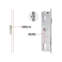 Endow 180 Cm Kilitli Kapı İspanyolet Metal Gövde 35/85