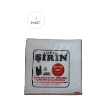 Hubrendy Tedarik Beyaz Kalın Atlet Poşet Büyük Boy 30x57 Cm 1 Kg 3 Paket Takriben 135 Adet