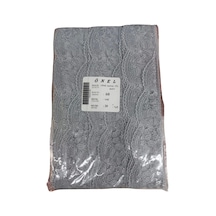 Dantel Polyester Sanal Tül Bant Gri 20 Metre En 6 Cm On-60-g