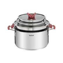 Tefal Optispace Çelik Tencere Seti 6 Parça Paslanmaz Çelik Te Diğer