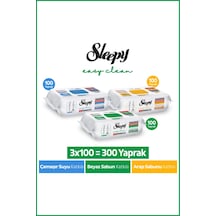 Easy Clean Premium Beyaz Sabun+çamaşır Suyu+arap Sabunu Yüzey Temizlik Havlusu Mendili 300 Yaprak Diğer