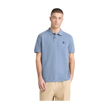 B0a6vdpb881-r Timberland Mıllers Rıver Pique Short Sleeve Polo Erkek T-shirt Mavi B0a6vdpb881-r Mavi
