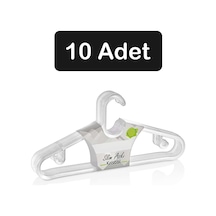10 Adet Kristal Plastik Elbise Askısı Kıyafet Askısı Pantolon Askısı Etek Askısı Plastik Şeffaf Tr Diğer