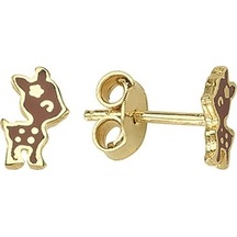 Goldkupe 14 Ayar Altın Ceylan Çocuk Küpe 0,77 Gr-907