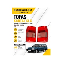 Tofaş Kartal Slx Uyumlu Arka Stop Lambası Camı Sağ Sol Takım 139 - Erb2038