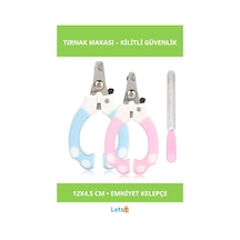 Kilitli Güvenlikli Kedi Köpek Tırnak Makası