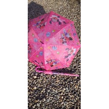 Dzc Kuzenler Avm Pembe Kız Çocuk Şemsiye Mickey Mouse Disney