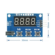 Hx711 Gösterge Modülü Elektronik Tartı 5/10 Kg Ağırlık Sensör Hassas Ölçüm Dijital Ekran Load Cell
