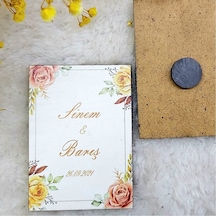 Ahşap Nikah Buzdolabı Magnet Nikah Hediyelikleri 7(30 Adet)