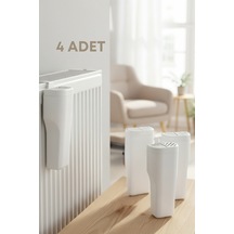 4 Adet Kalorifer Petek Suluğu, Oda Nemlendirici Kalorifer Suluğu, Radyatör Petek Deco Beyaz Tr Diğer