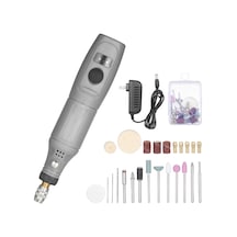 Hallow E14873GY-US 12 V Mini Döner Alet Elektrikli Öğütücü Taşlama Gri Abd Fişi