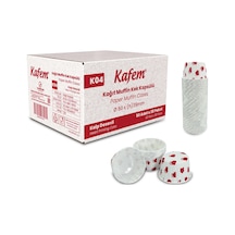 Kafem Kalp Puantiyeli Muffin Kek Kapsülü 50li X 30 Paket Koli - K04 Kalp
